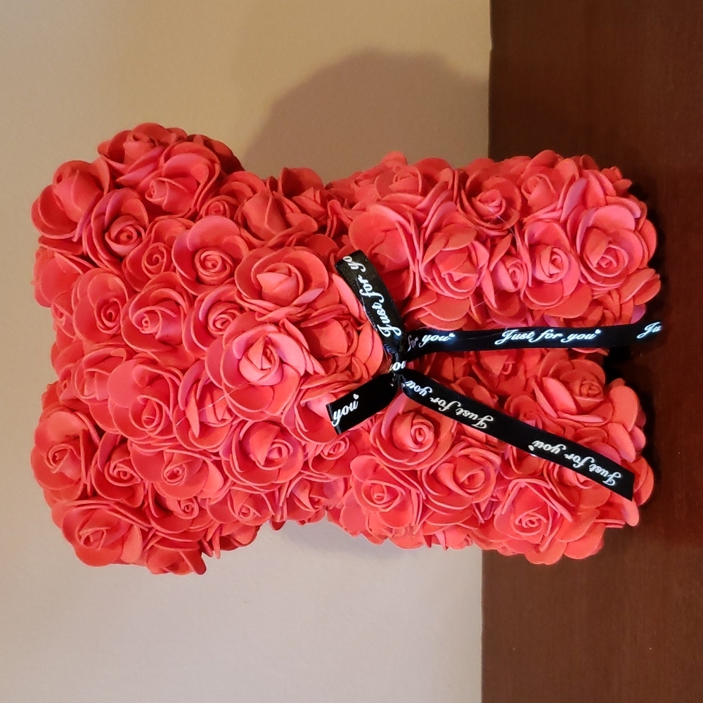 Valentine's Rose Bear